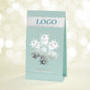 Листівка-календар Snowflake Pale Blue - Зображення 2