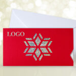 Elegant Snowflake Red