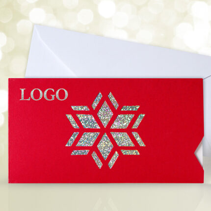 Elegant Snowflake Red