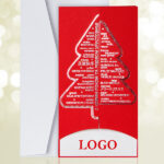 International Greetings Red & Silver