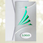 Elegant Fir-Tree Silver & Green