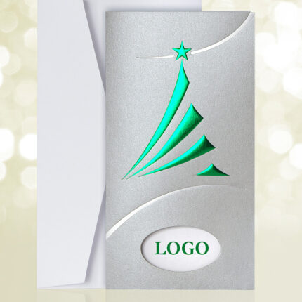 Elegant Fir-Tree Silver & Green