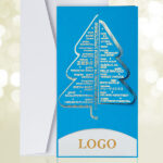 International Greetings Sky Blue & Gold