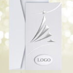 Elegant Fir-Tree White & Silver