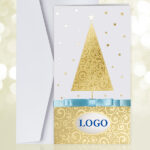 Stylish Card Light Blue