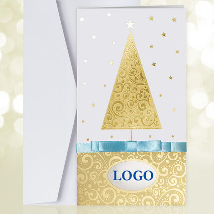 Stylish Card Light Blue