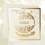 CHRISTMAS BALL IVORY