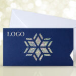 Elegant Snowflake Blue