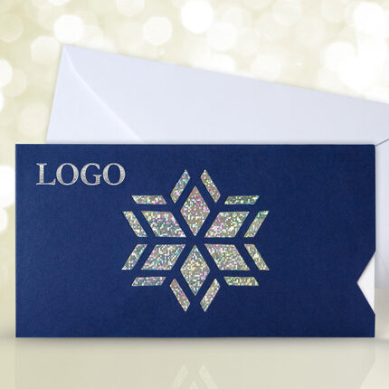 Elegant Snowflake Blue