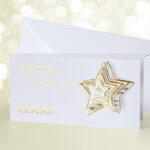 Christmas Star White & Gold