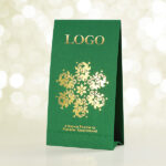 Листівка-календар Snowflake Green