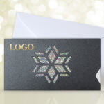 Elegant Snowflake Black