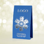 Листівка-календар Snowflake Blue