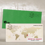 Airticket Grren конверт