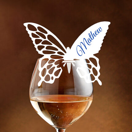 Butterfly Filigree - White